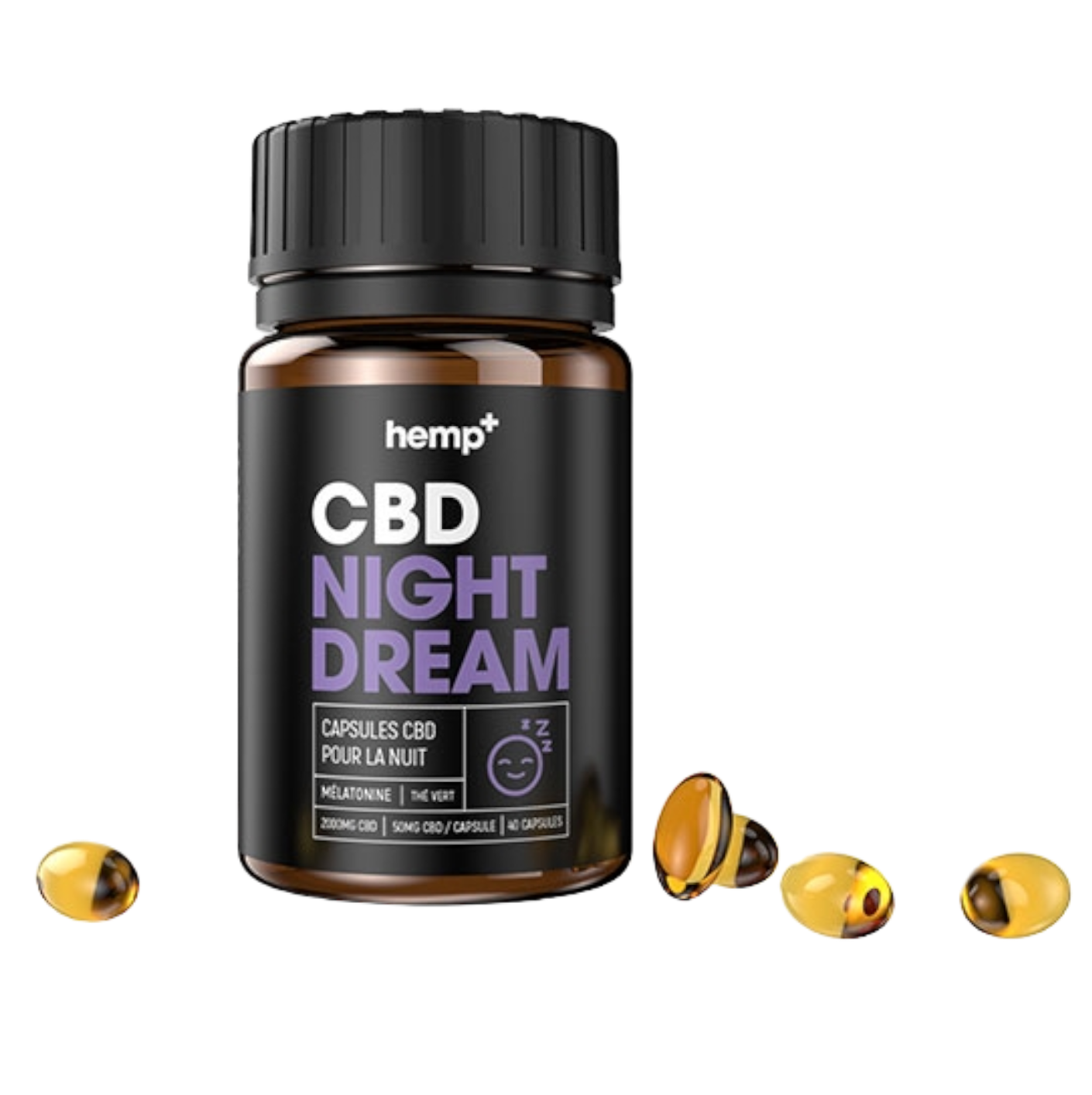 Gélules CBD Night Dream - Hemp+