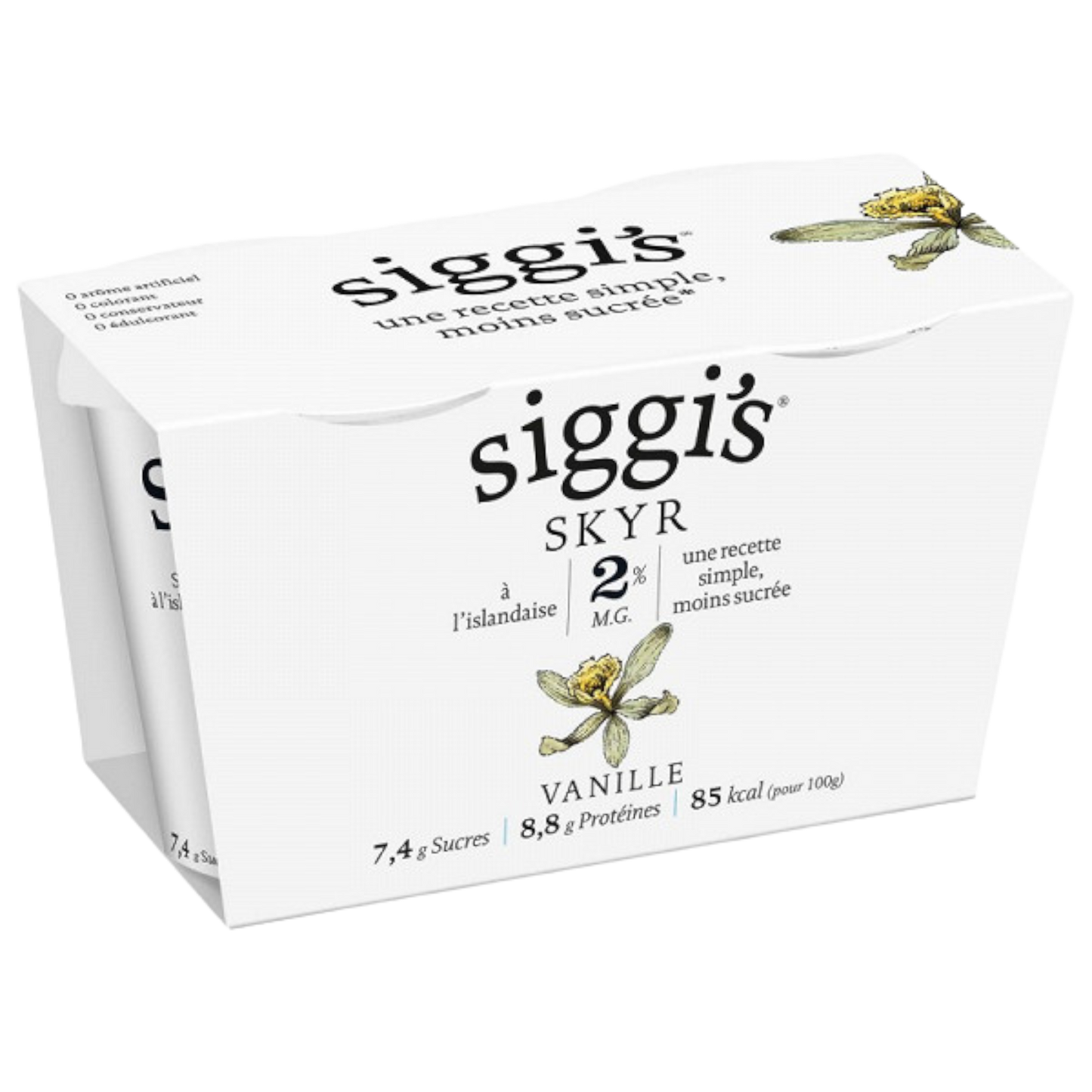 Skyr vanille Siggi's 2x140g