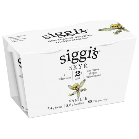 Skyr vanille Siggi's 2x140g